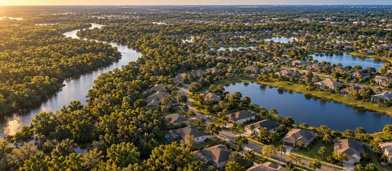 Aerial view of Riverview, FL
